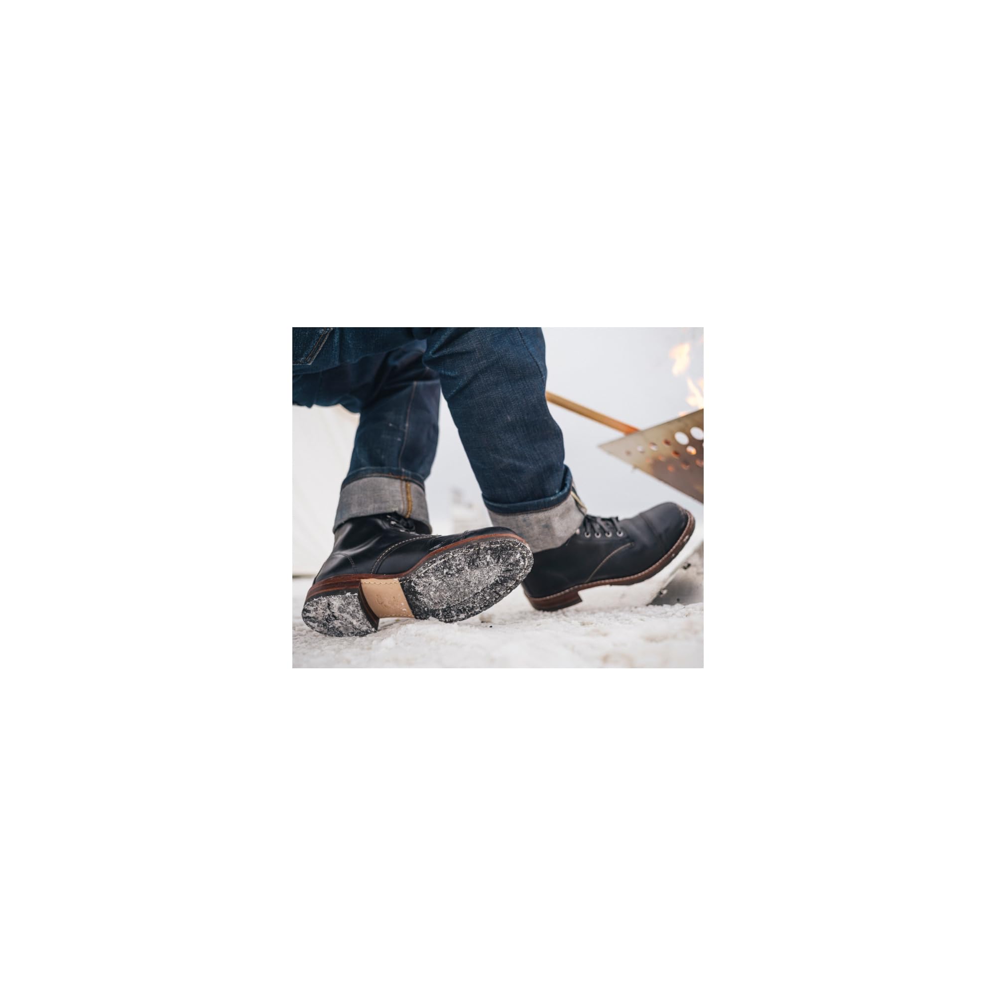 Wolverine Heritage 1000 Mile Cap-Toe Boot Black 10 D (M | B2B