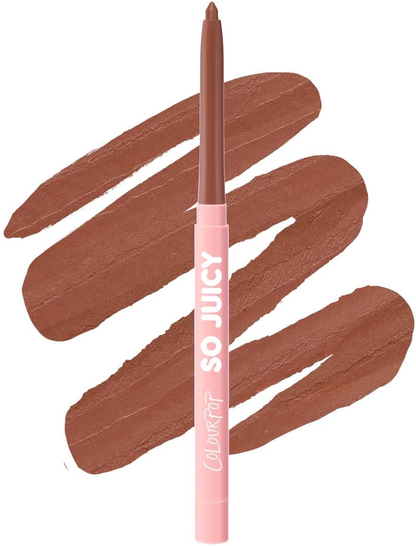 So Juicy Plumping Lip Liner with Peptides - Long Lasting Lip Liner for Visibly Plumped & Shaped Lips - Enriched with Smoothing Ceramides & Peppermint - Jaguar (0.01 oz)