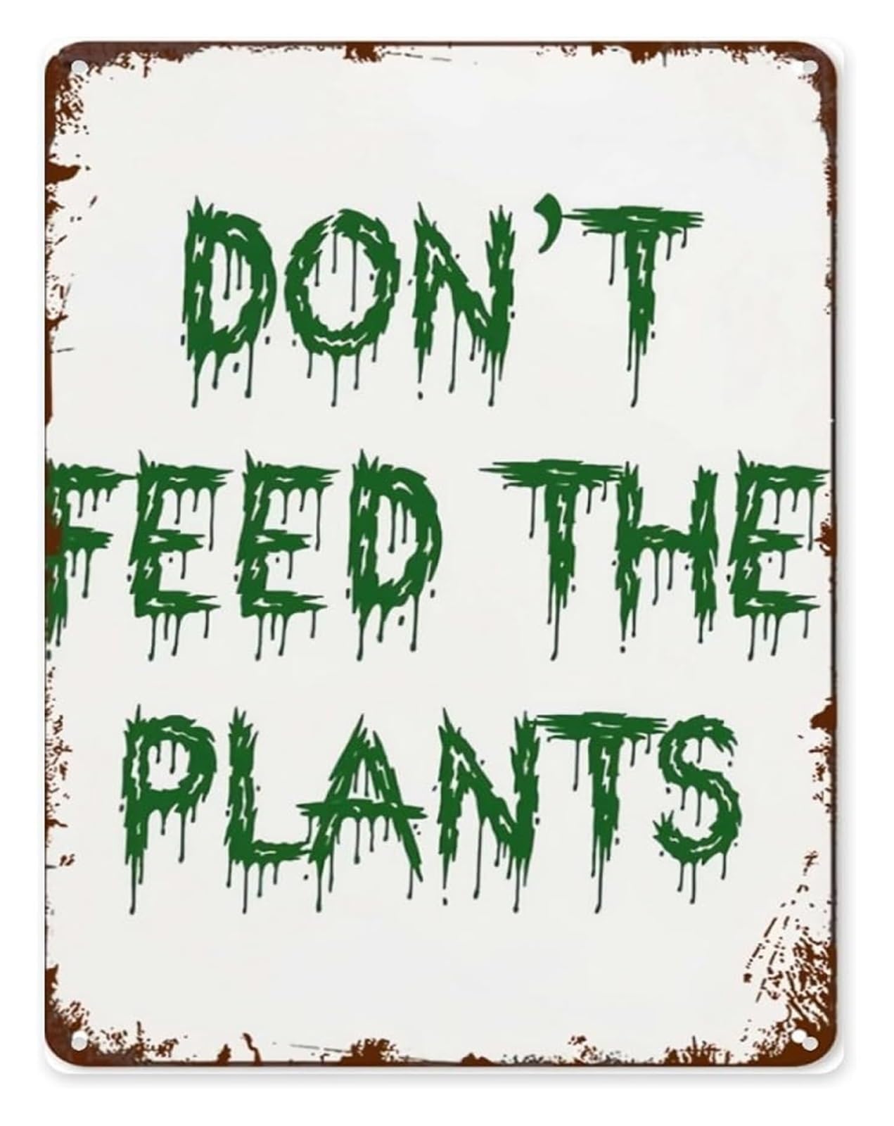 Mqxfczux One Color Retro Tin Sign I Love Plants More Than People Humorous Quote Plaque For Garden Cafe Wedding Man Cave 8 X 12 In