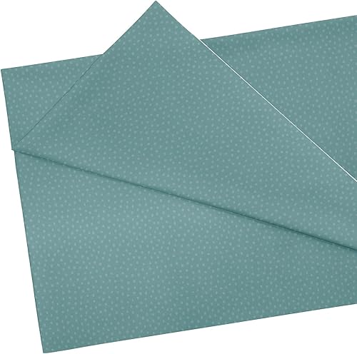 Tela relajante de puntos azules para tablones de anuncios, almohadas, cortinas y manualidades