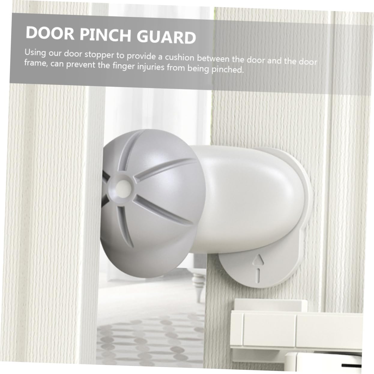 TOYANDONA 8 Piezas Tarjeta De Mano Antipinzamiento Cerraduras Magnéticas Para Armarios Protector De Puertas Protectores De Dedos Tpe (goma Blanda) Puerta De Bebe Niño Pequeño Bebé