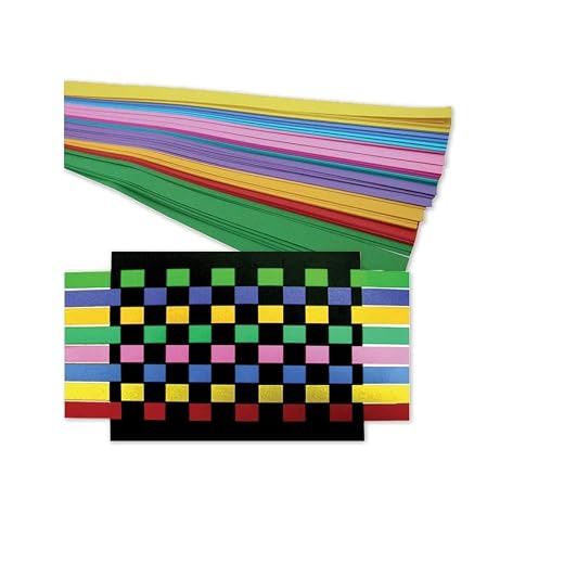1,000 Colorful Paper Weaving Strips