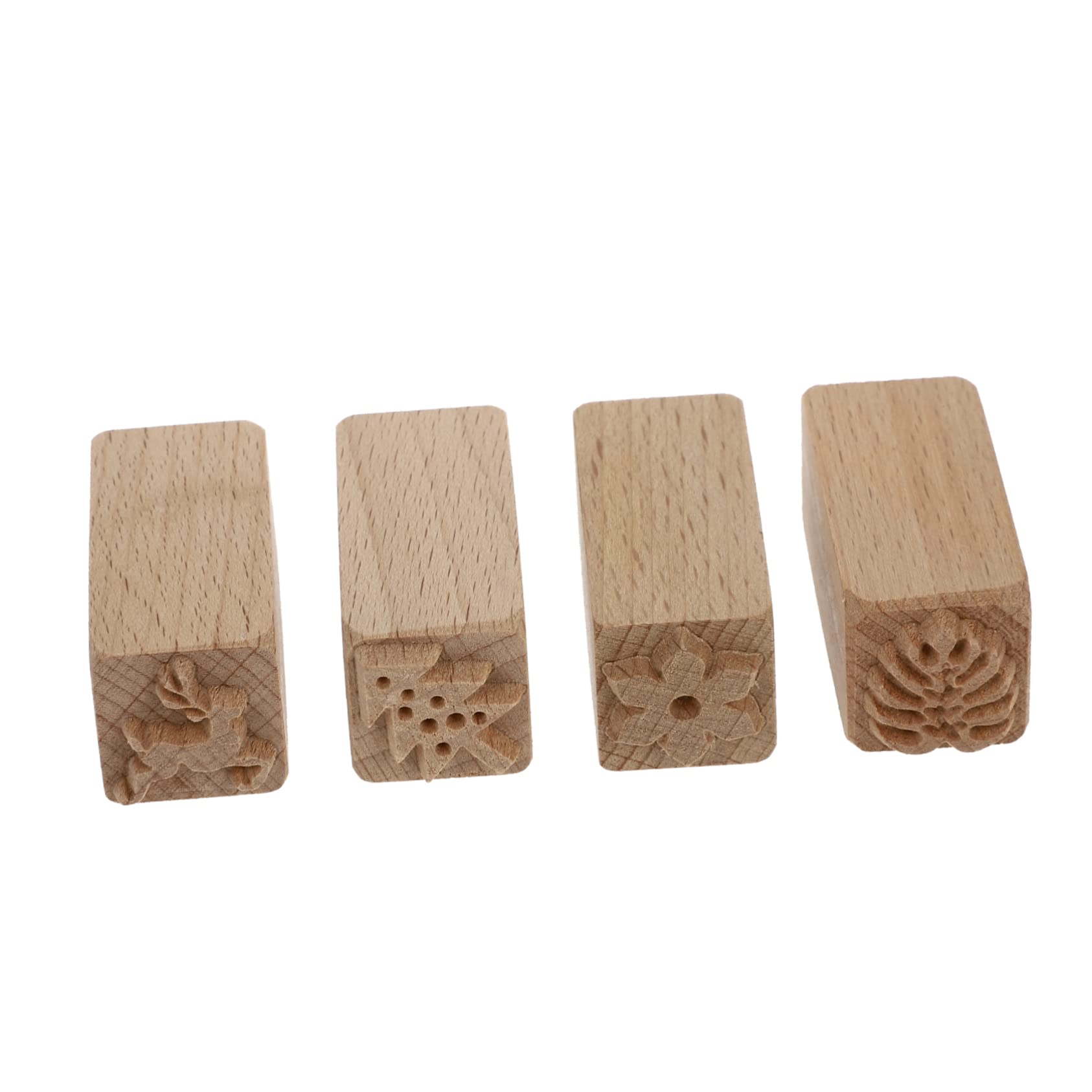 Moules à biscuits de Noël uniques Amosfun en bois pour décorations de gâteaux