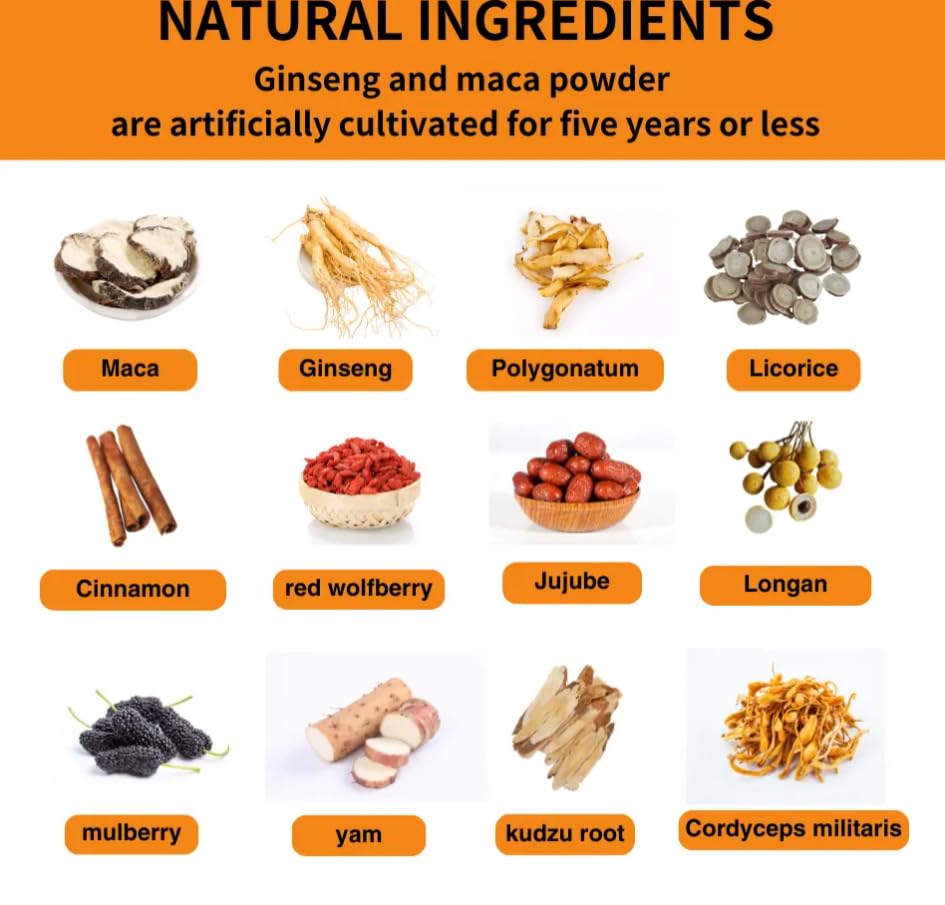 Men's Energy Tea with Natural Herbs, Immunity and Vitality Support, 30 Tea Bags, 5g Each - Image 4