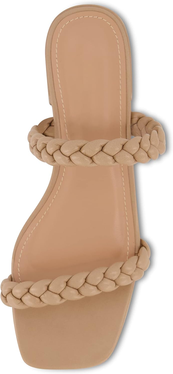 CUSHIONAIRE Women's Nestar Braided Low Block Heel Sandal +Memory Foam - Image 6