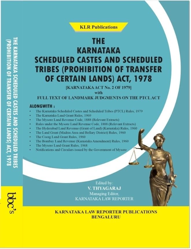 Karnataka SC and ST (PTCL) Act, 1978 with Latest Landmark Judgments