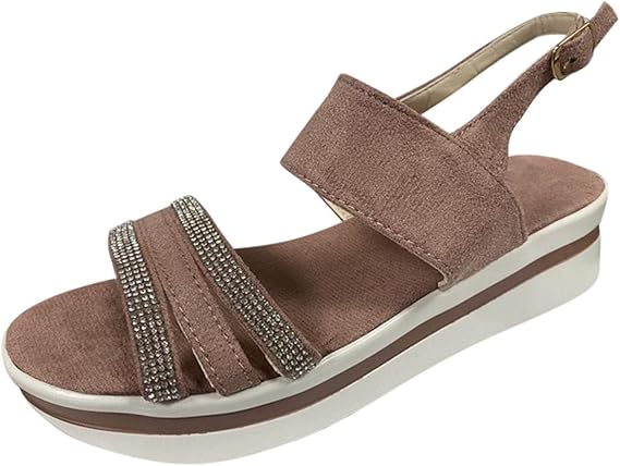 Amazon Co Jp ゲンセン サンダル レディース 歩きやすい ウェッジソール 7cmヒール 黒 厚底サンダル 美脚 疲れない オフィス 旅行 ストラップ ラメ グリッター シャイニー サンダル 痛くない 通勤用 靴 大きいサイズ 走れる 結婚式 通勤 日常着用 産業 研究開発用品