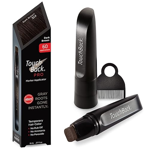 Marcador de color para el cabello TouchBack PRO, retocador de raíces, café oscuro