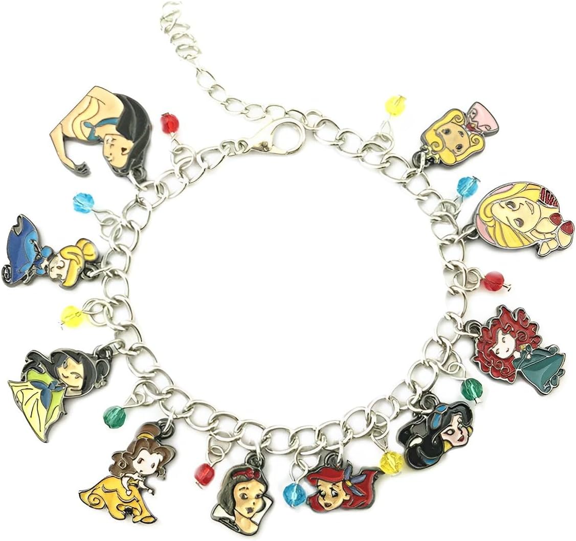 BlingsoulMovies Charm Bracelet - Trendy Adjustable Gold and Sterling Silver Charm Bracelets for Women