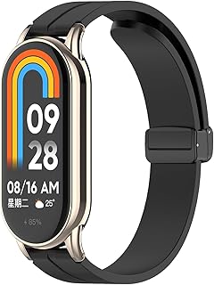 [Etsbaocy] 交換バンド Xiaomi Smart Band 10 / 9 / 8 対応 交換ベルト 磁気クラス 高質量 シリコン 軽量 ストラップ 柔らかい メンズ＆レディース用 Xiaomi Mi Band 10 / 9 / 8 バンド