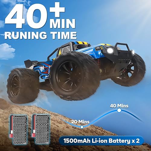 Miniatura 5 de Autos RC a escala 116 para adultos, auto de control remoto rápido de 40 KPH Hobby RC Cars para niños a partir de 8 años, 4x4 todo terreno