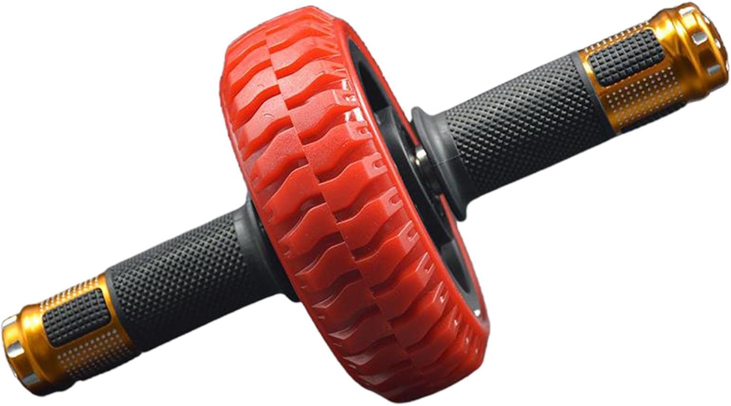 Portable Detachable Ab Training Roller for Core Strength | Workout Exercise Wheel for Home Gym Fitness Equipment Gear, Men Women Trainer - Red