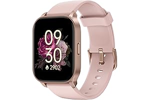 Smartwatch Compatible with iPhone: Make and Answer Calls, Fitness Tracker with Alexa