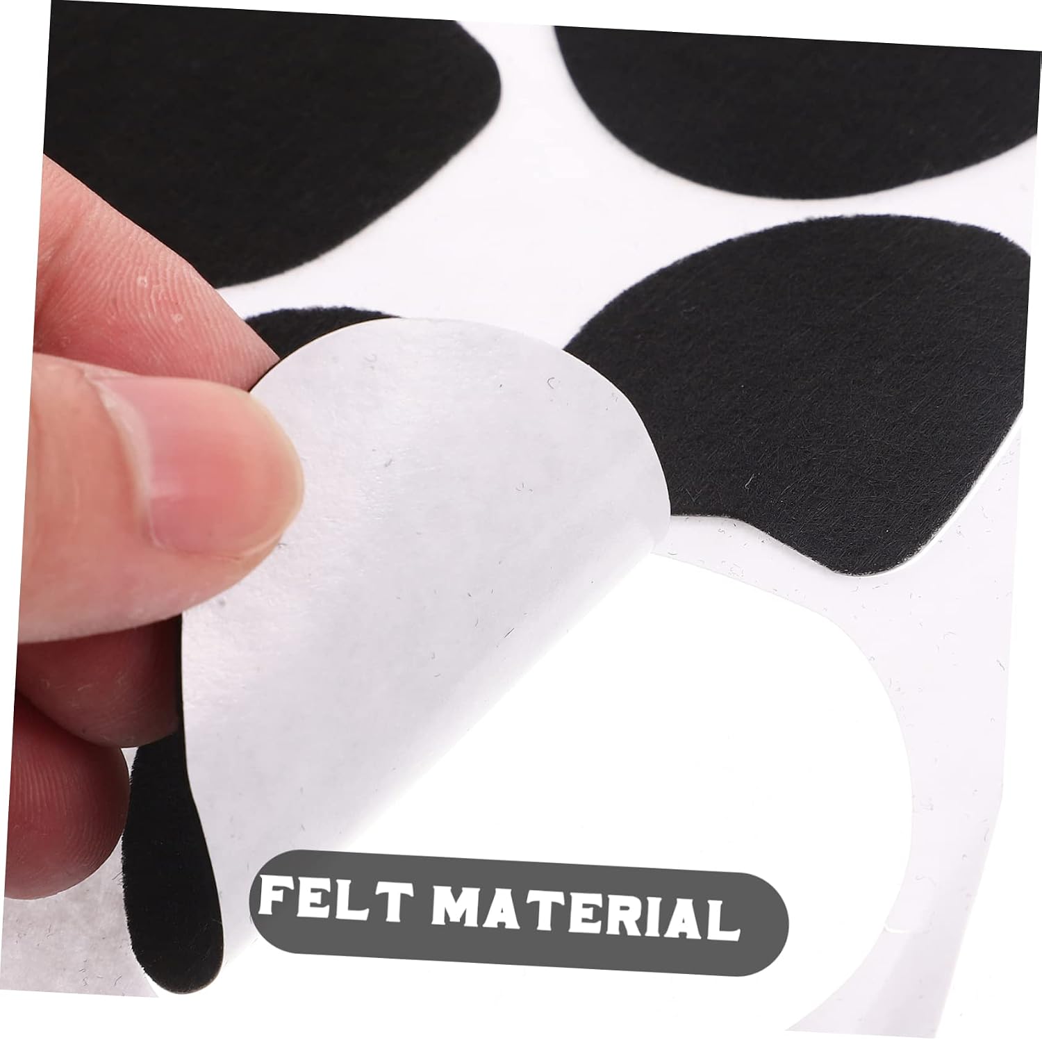 Lurrose 18sheets Cute Felt Circles for DIY Pads Boy Girl Creative Craft Supplies