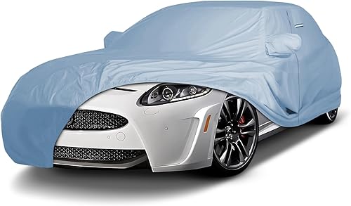 Miniatura 18 de iCarCover Funda de coche prémium para Jaguar XJ8 1998-2009, resistente, impermeable, para todo tipo de clima, ajuste personalizado, para interiores
