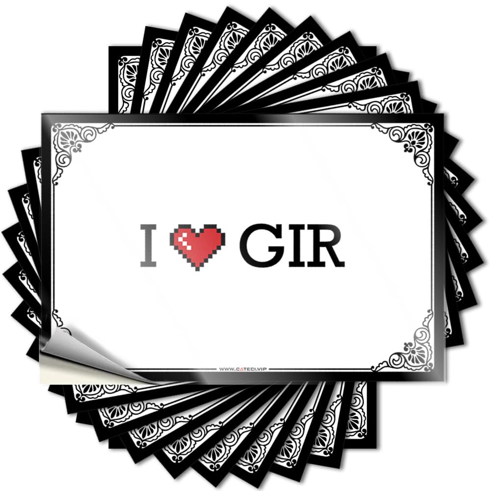 Tattoos Sweet Teen Decor Water I Love Gir - No Residue Decals for Drinking(8X12CM)
