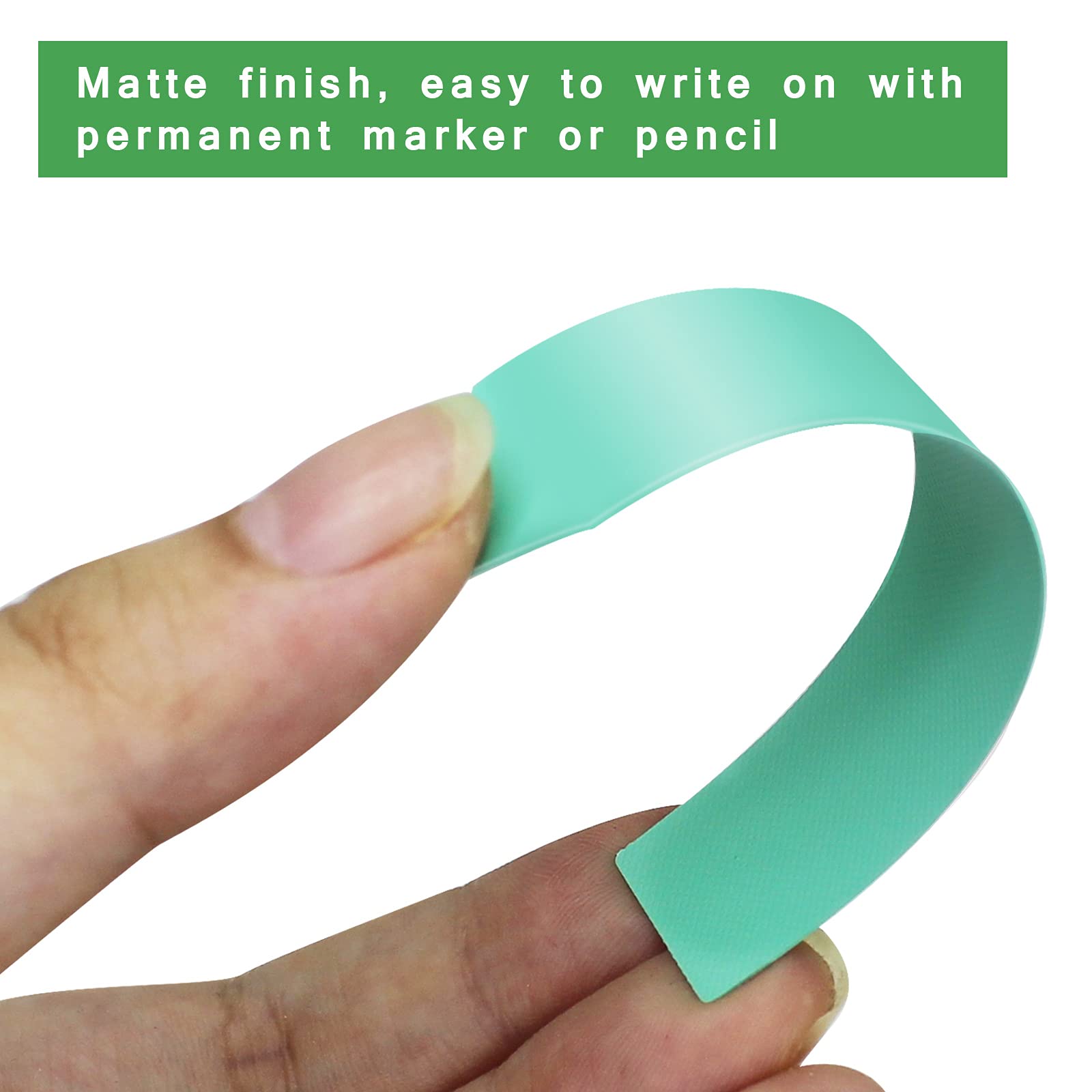 1000 Etichette Per Piante + Pennarello | Cartellini In Plastica Impermeabili Per Vasi Da Giardino | 5 Colori