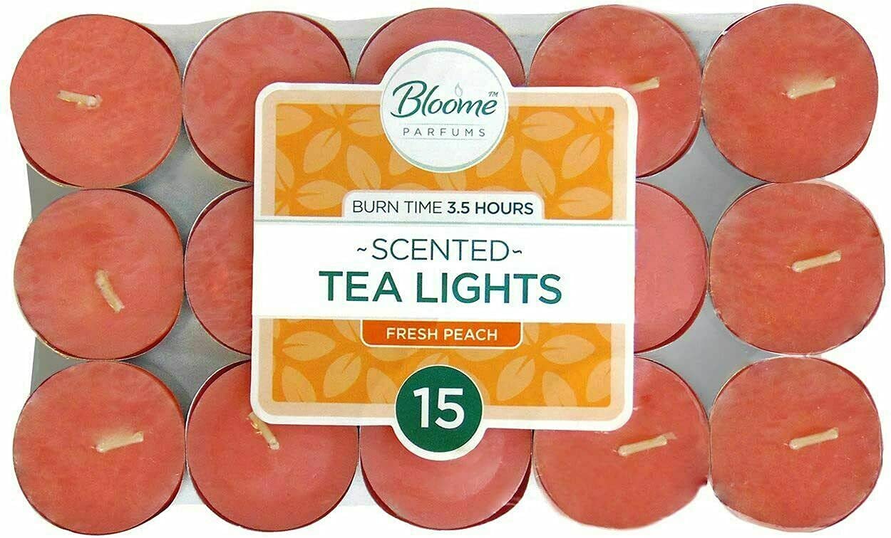 Bloome Peach Scented Tealights