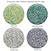 GLITTIES - (12PK) Iridescent Mixed Cosmetic Grade Glitter Kit - Ultra Fine Loose Glitter for Body Shimmer, Face, Makeup, Lips, Body Tattoos, & Nail Art - (10 Gram Jars)