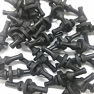 MuMu 100 PCS Computer Fan Mounting Screws Kit, 80/120mm Fan Screws for Replacement Computer Screws, Fan Damping Rubber Rivet/Rubber Case Fan Mounts for PC Fan Reducing Noise