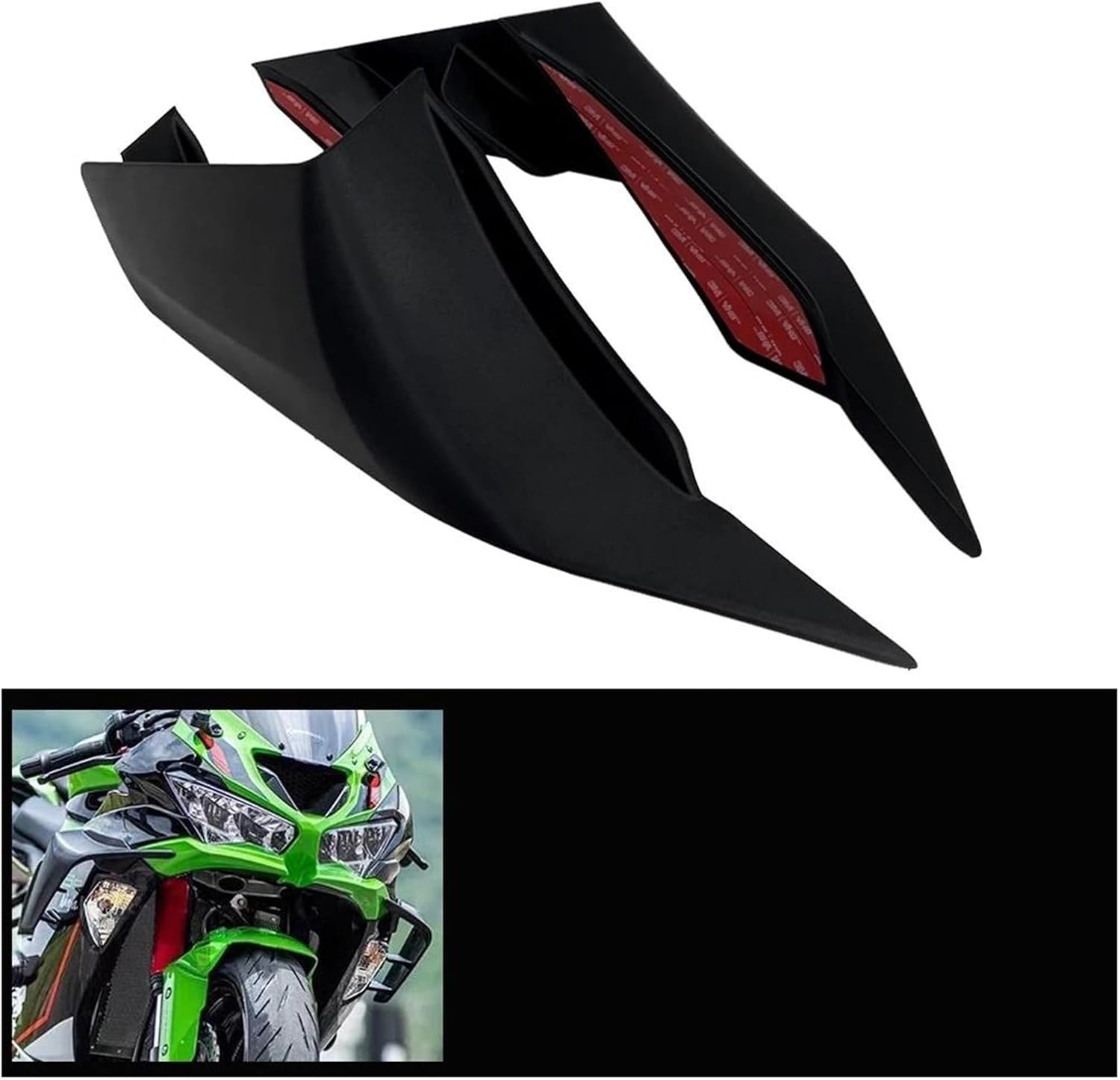 バイクのサイドスポイラー ZX-6R ZX-636 2019-2021 オートバイフロント