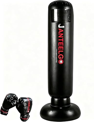 Ball Enfants avec Gants de Boxe: JanTeelGO 150cm Boxe E Punching