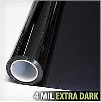 Vista 4 de BDF S4MB05 - Película de seguridad y privacidad diurna de 4 mil, color negro 5 (muy oscuro) - 24 pulgadas x 14 pies