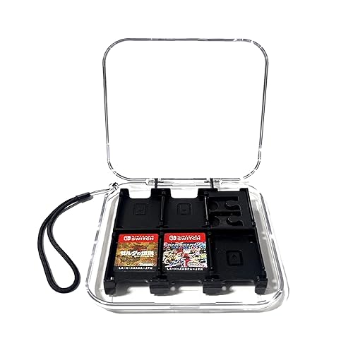 UDEE Game Storage Case for 12 Nintendo Switch Games, Game Cards or TF Card,Switch Accessories,Portable Switch Game Memory Card Storage