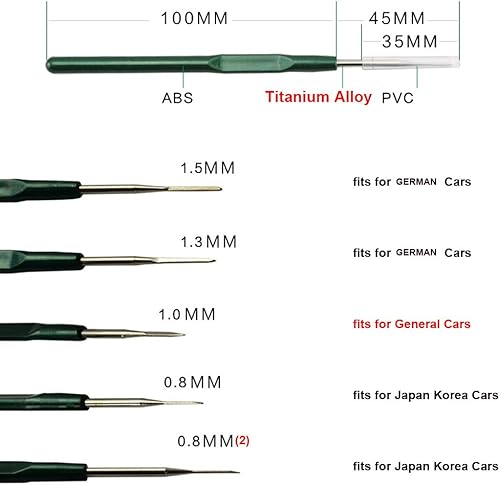 Miniatura 7 de Kit de herramientas de liberación de extractor de terminal de extracción de clavijas de cable de audio para automóvil