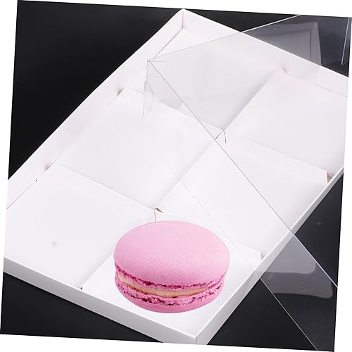 Miniatura 8 de NOLITOY 5 unids Cajas Caja de galletas Suministros de embalaje de galletas Accesorio de fiesta de galletas Contenedor de galletas Suministros de
