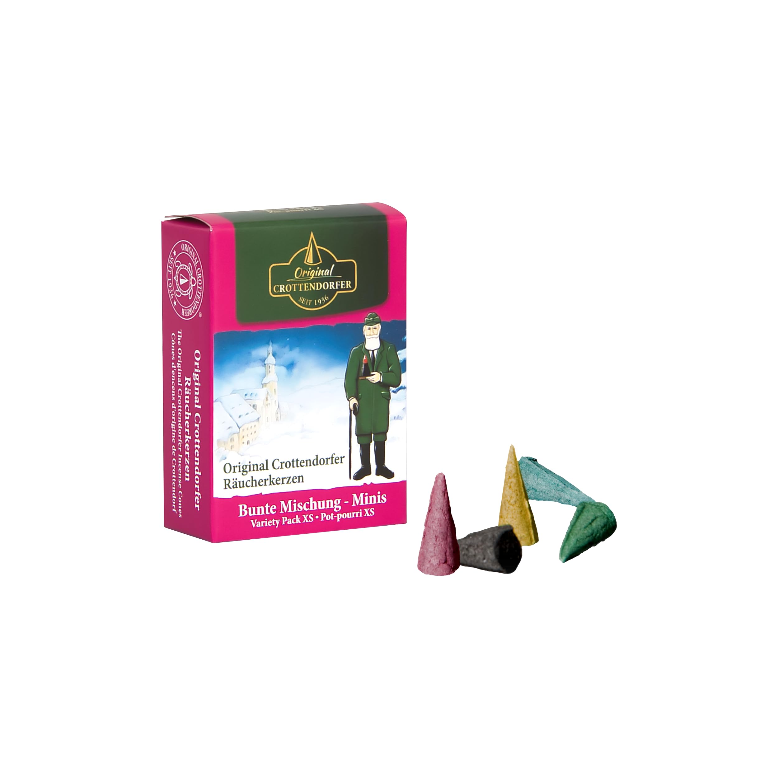 Crottendorfer Räucherkerzen Incense Cones Colourful Mix Minis