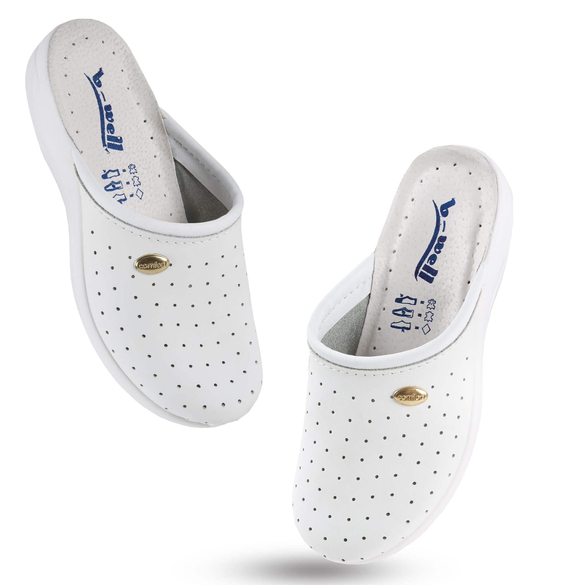 B-well Elastic Femme Medical Sabot Femme Infirmière Sabot Femme et Homme Soins Antistatique Tailles 35-46