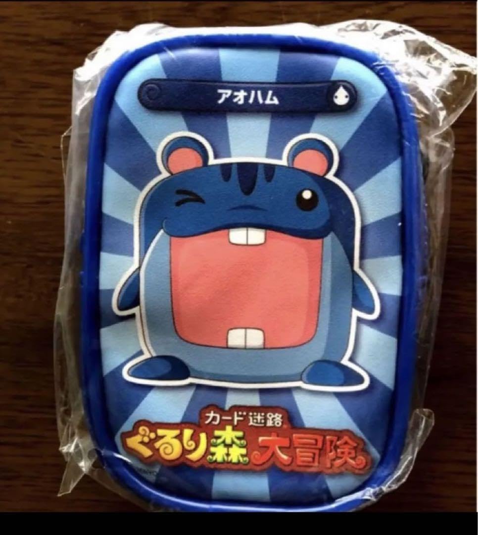 Amazon.co.jp: カード迷路ぐるり森??アオハムポーチ☆ハムスタンカード