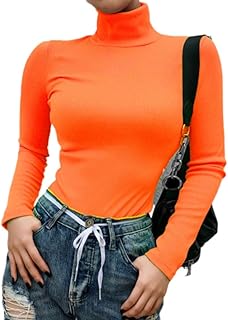 orange turtleneck amazon