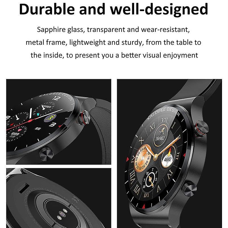 Reloj inteligente H20 para hombre, esfera de llamada Bt, NFC, para mujer, fitness, frecuencia cardíaca, presión arterial, control de salud, control de música, reloj inteligente