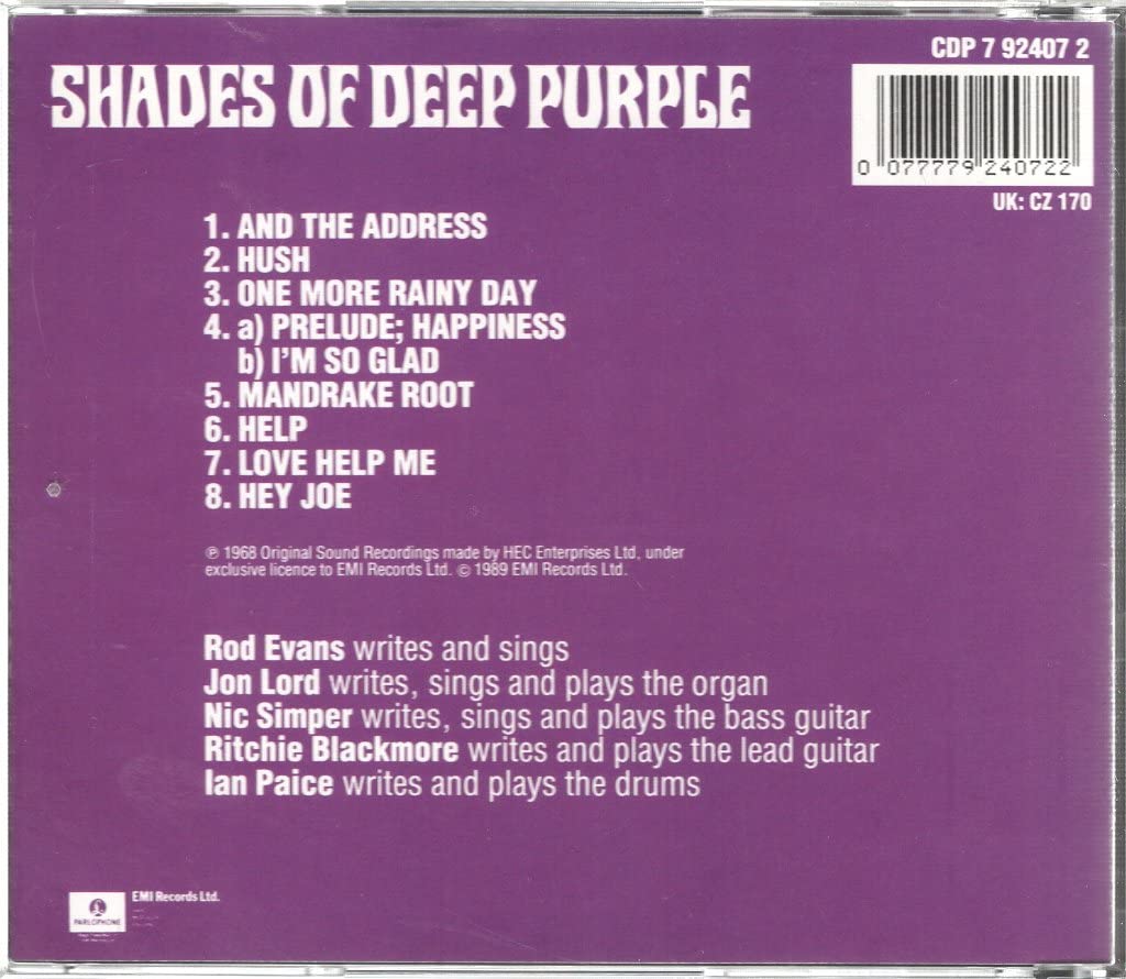 Shades of Deep Purple