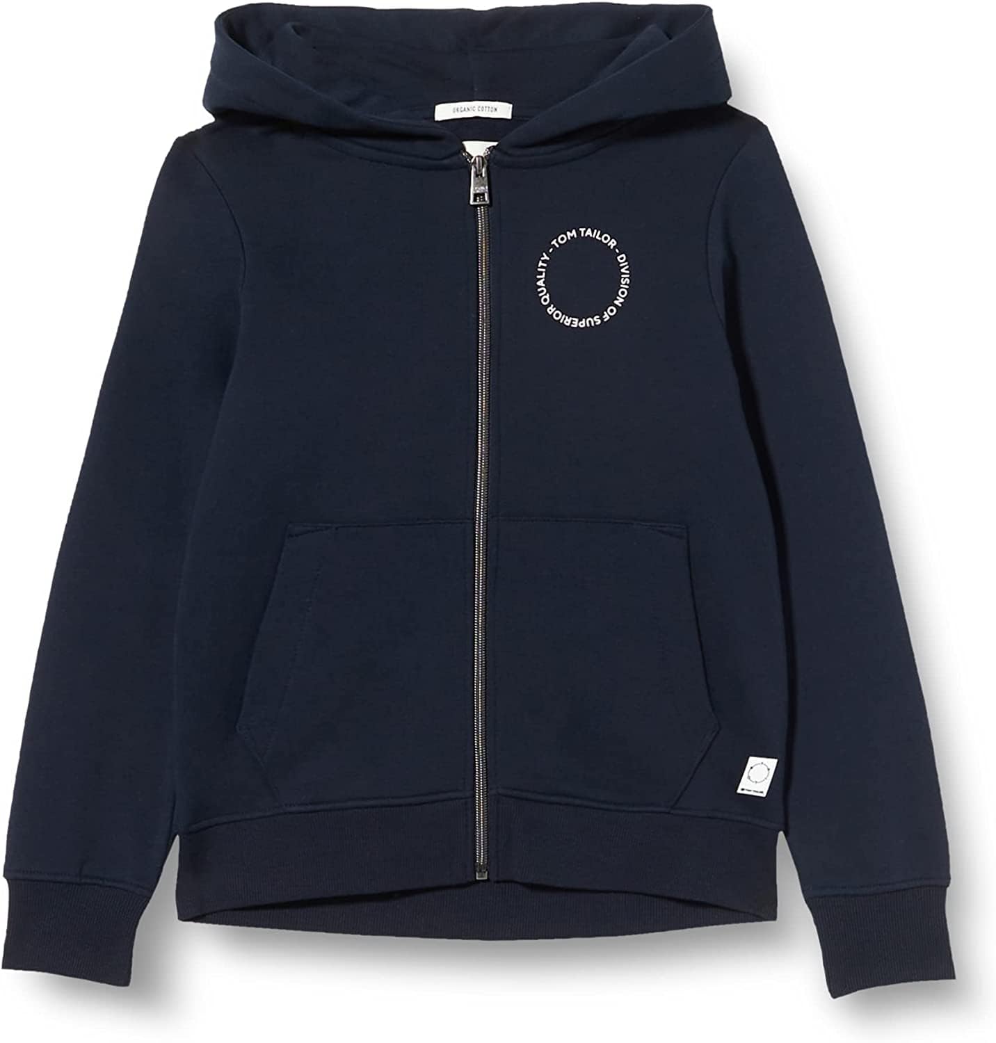 TOM TAILOR Chłopcy Basic - kurtka z kapturem 1029982, 10668 - Sky Captain Blue, 140
