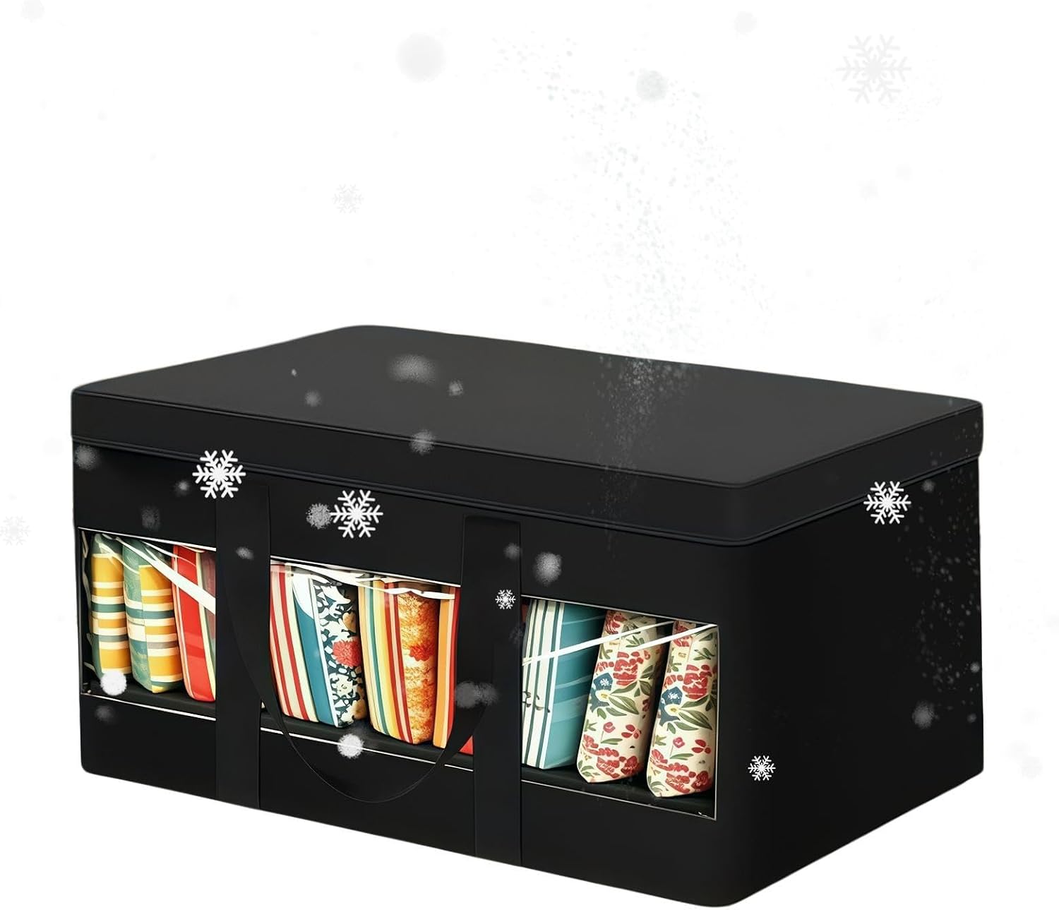 Outdoor Cushion Storage Bag Waterproof Bin with Handle and Zipper