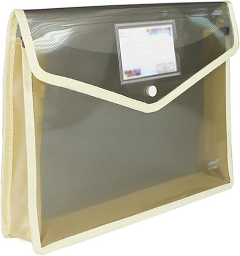 Miniatura 9 de Carpeta de archivos A4, bolsa transparente de creatividad tridimensional, resistente al agua, bolsa de información, bolsa de tela, bolsillo lateral,