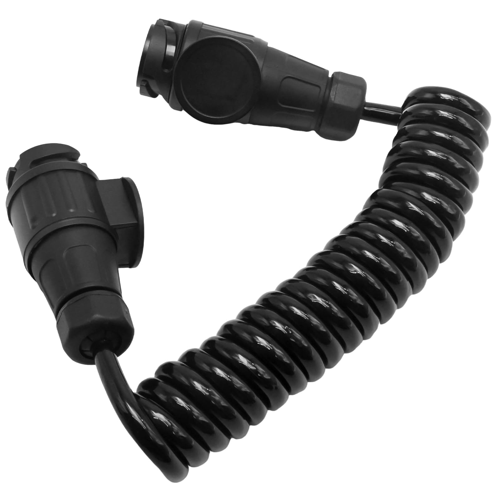 Hoypeyfiy Cable de extensión flexible 3M para remolque, conector macho a macho de 13 pines, compatible con remolques, barcos, caravanas, coches y tractores