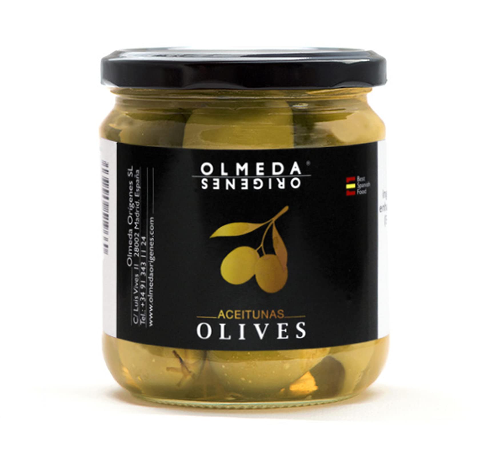 OLMEDA ORÍGENES Aceitunas Gordal sin hueso 370 gr