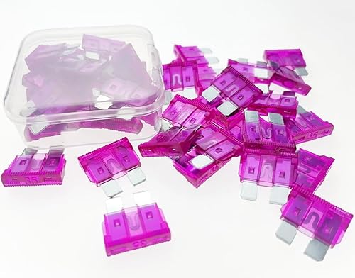 Miniatura 4 de (100 piezas) 35 amperios, fusible de hoja estándar de 35 A, fusible estándar de 35 A, fusible de hoja automotriz de 35 A, fusible de coche de 35 A,