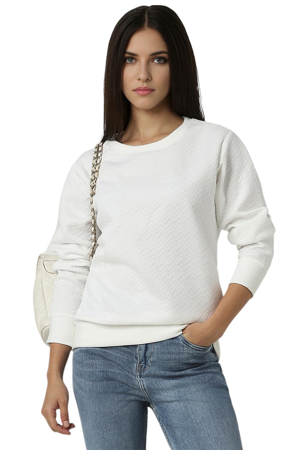 van heusen Women Polycotton Hooded Neck Sweatshirt-picture-23