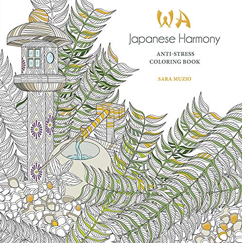 Japanese Harmony Coloring Book: Anti-Stress Coloring Book (Dover Adult Coloring Books)