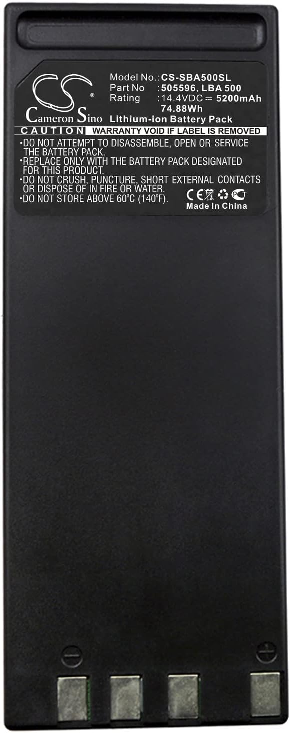 5200mAh / 74.88Wh Replace Battery for LSP 500 Pro PN: 505596, LBA 500