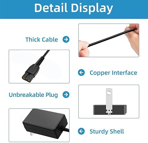 Miniatura 3 de Compatible con cargador de borrador de pelo de mascotas Bissell (para Bissell 2390 2390A 23903 2284W 2284)
