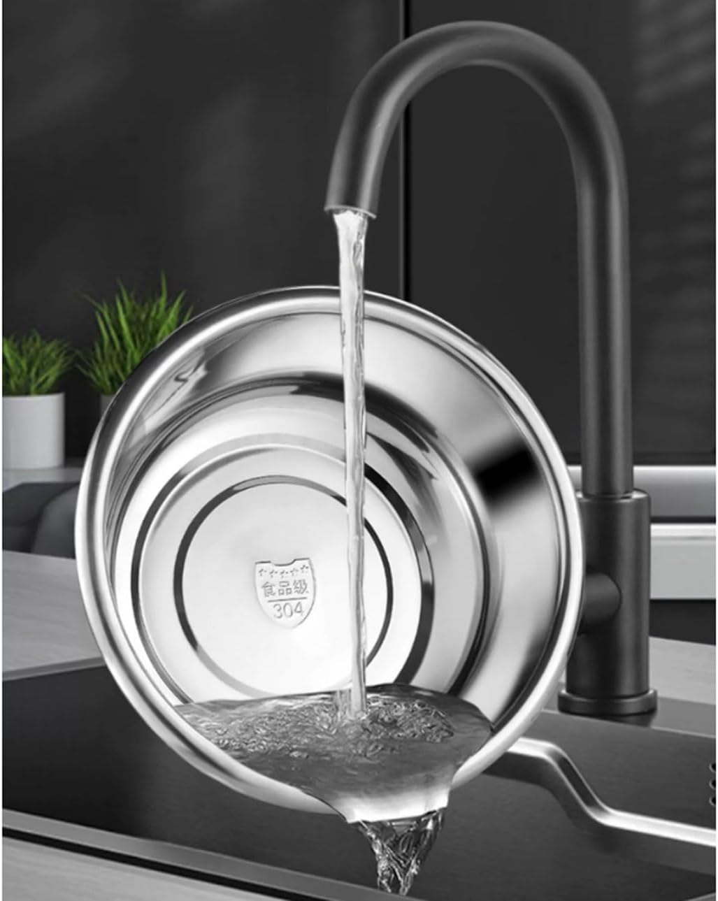 Serving Trays Mixing Bowls Pots And Pans Soup Bowls Nesting Bowls 304 Stainless Steel Cookware 7 Piece Sets 32-50Cm Baking Cooking Outdoor Picnics Cookware