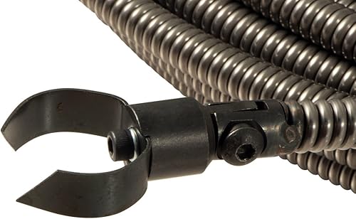 Miniatura 6 de DCD 51050SLT Cable de limpieza de drenaje, 1/2" x 50' con núcleo interno y acoplamientos de cable ranurados. También incluye juego de corte de 5