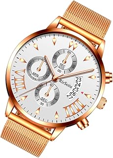 Relógio De Cinco Calendários Relógio De Três Olhos Relógio Masculino Quartzo Blush Relógio Quartzo Masculino Relógios Quartzo Relógios De Quartzo Conjunto De Tons De Terra Homem