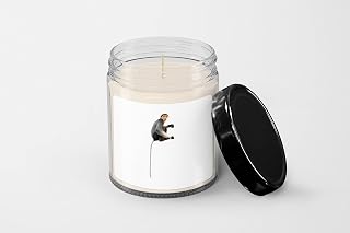 Red-Shanked Douc Langur Candle – Design #2 | Exotic Primate Art on Scented Candle
